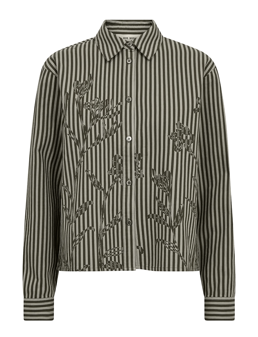 MOS MOSH - MMNolina Quoza Shirt - langärmlige hemden - rosin - 1