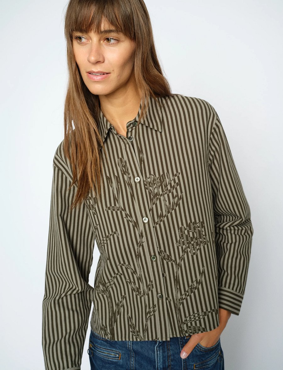 MOS MOSH - MMNolina Quoza Shirt - langärmlige hemden - rosin - 0