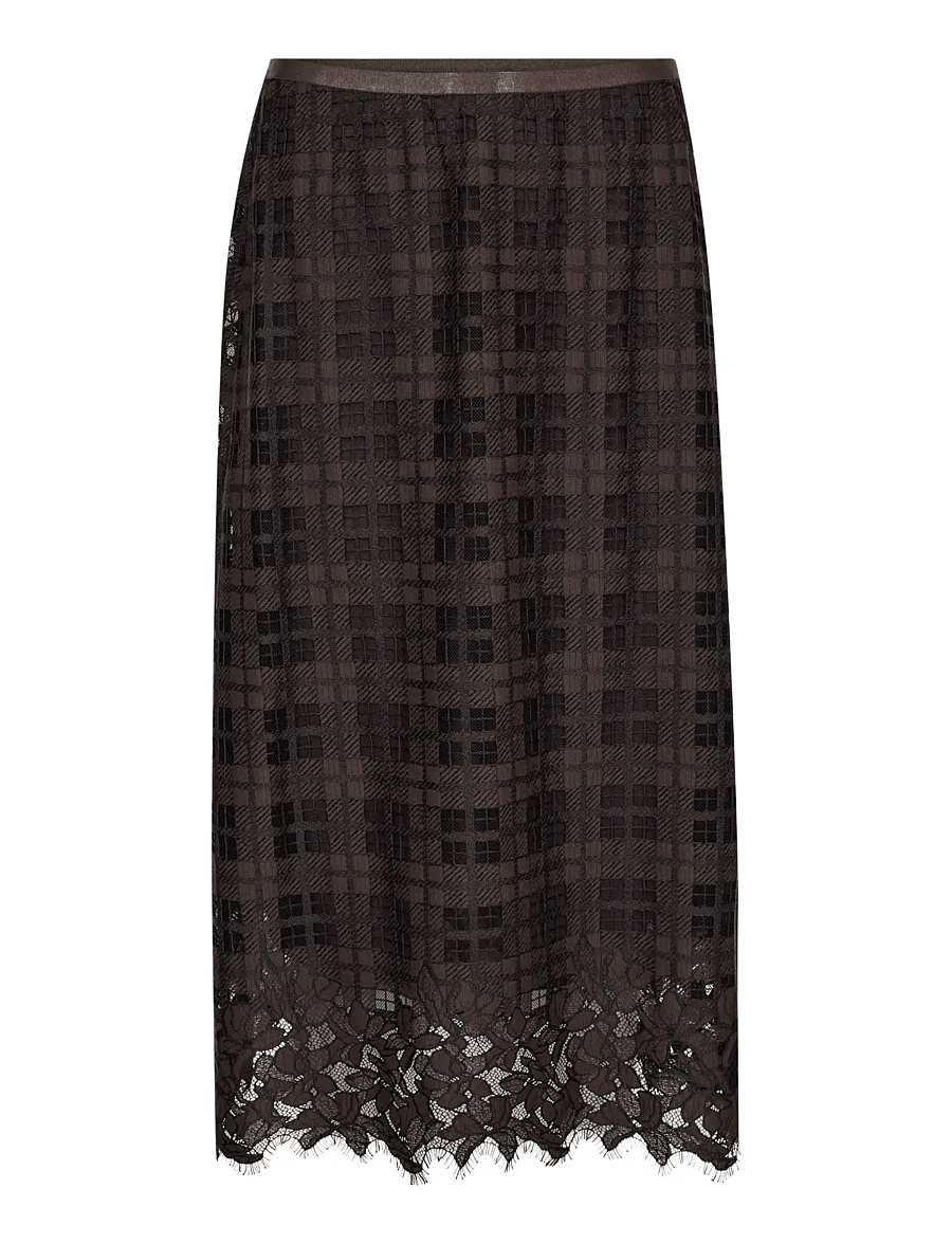 MOS MOSH - MMBia Checko Lace Skirt - midi-röcke - delicioso - 1