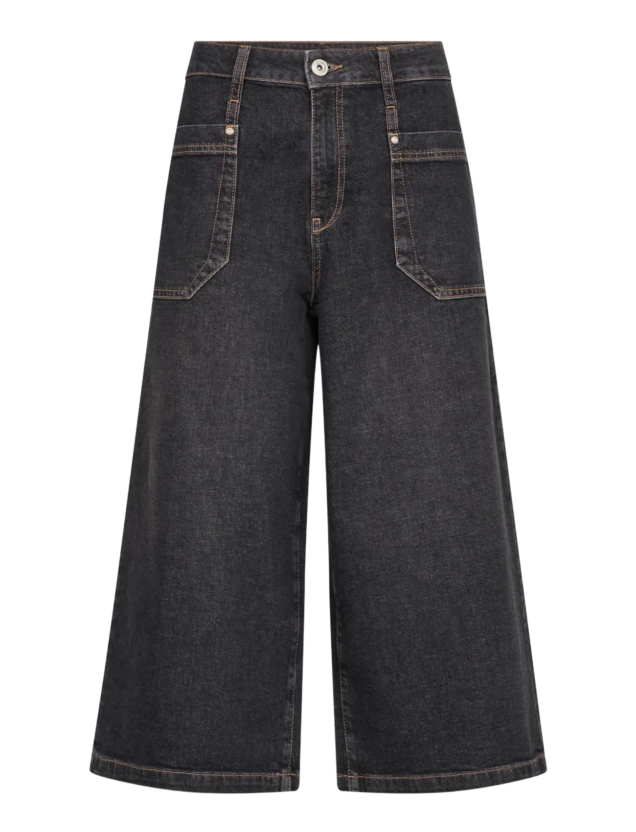 MOS MOSH - MMCulotte Juventus Jeans - culottes - black - 1