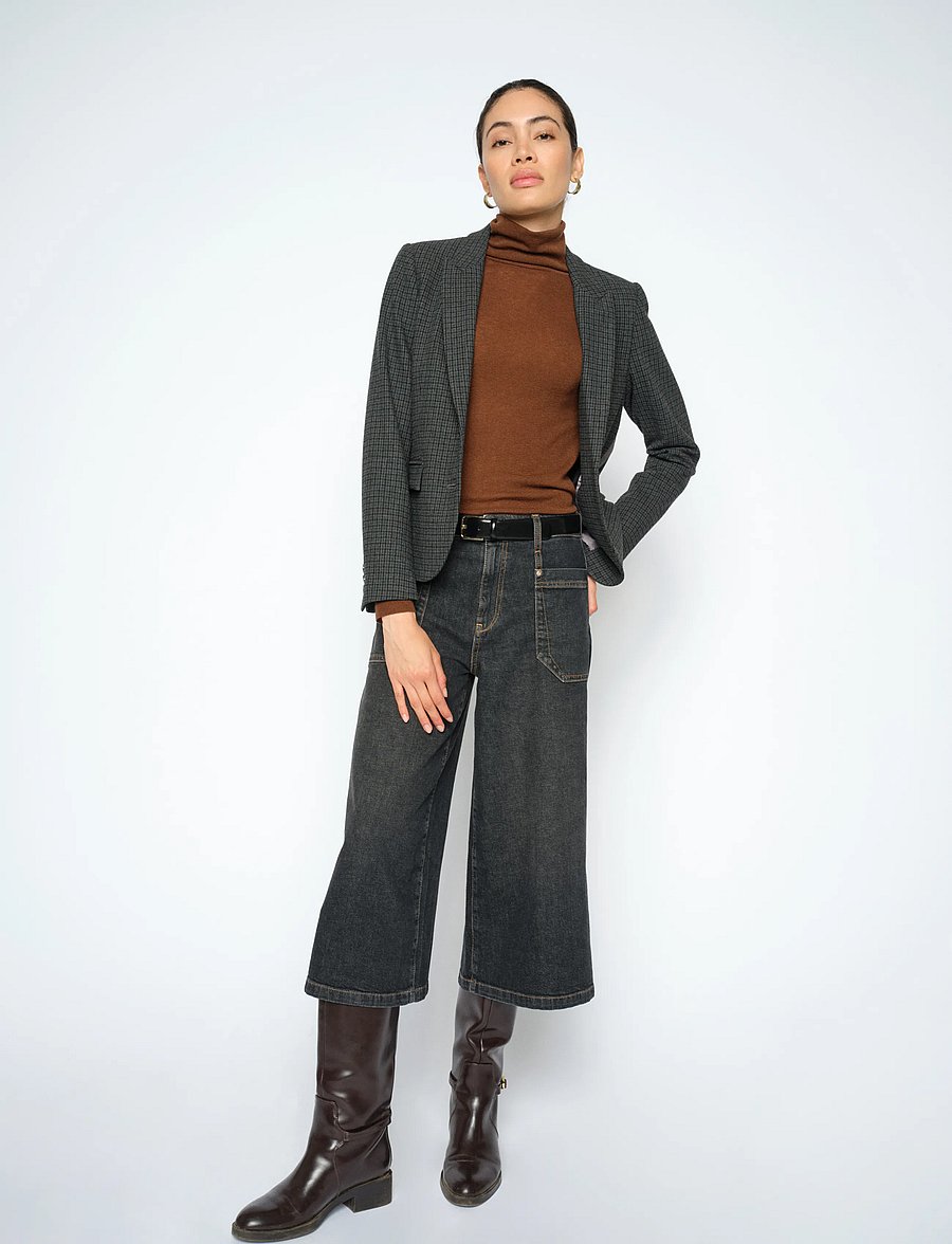 MOS MOSH - MMCulotte Juventus Jeans - culottes - black - 0