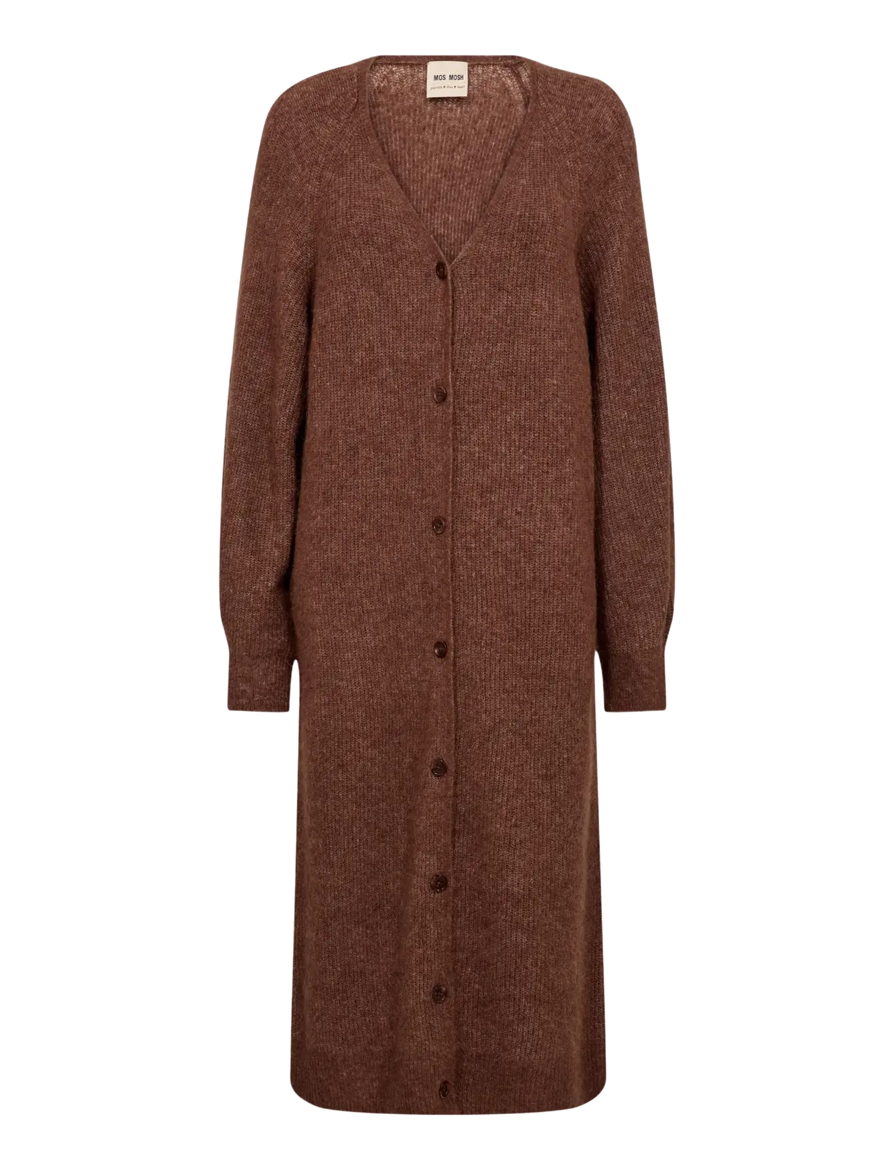 MOS MOSH MMThora Longline Cardigan - Inspiration - DOWNTOWN BROWN / brown