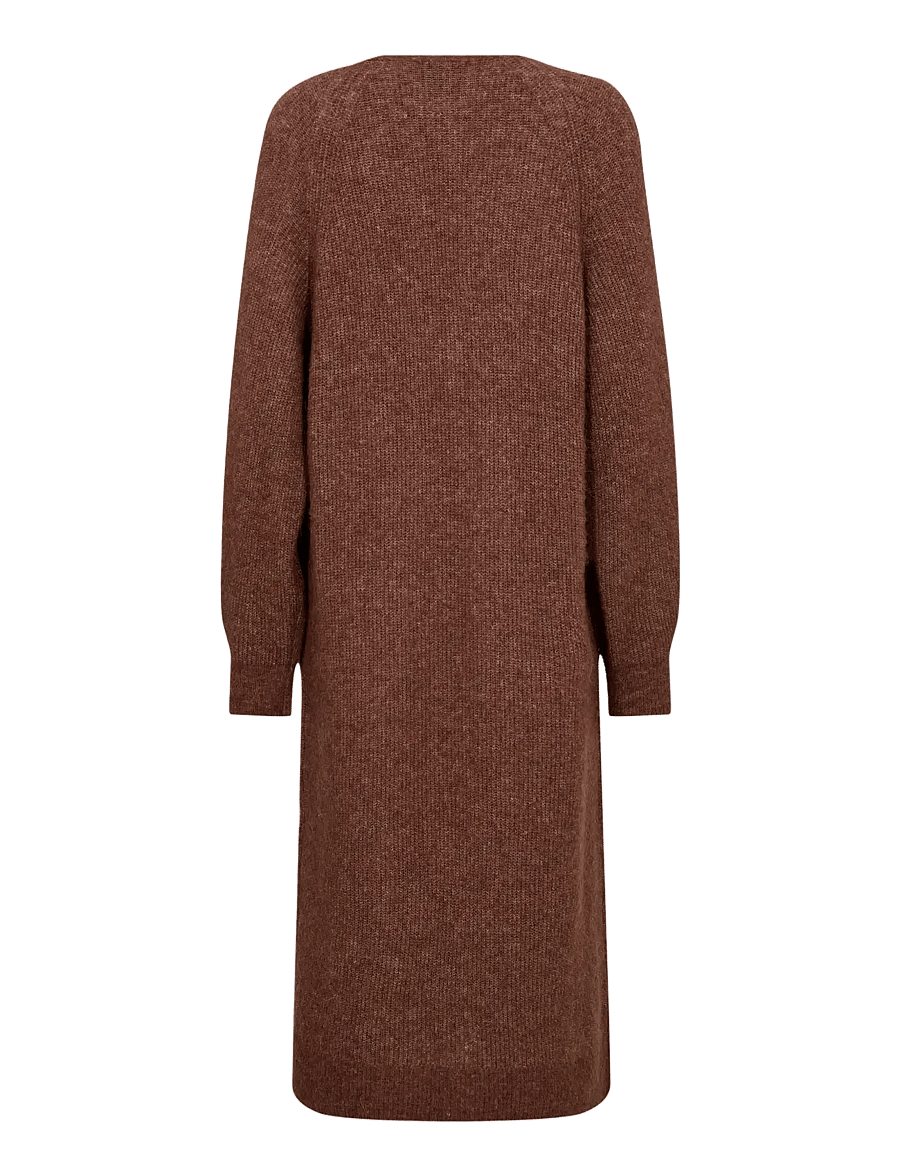 MOS MOSH - MMThora Longline Cardigan - strickjacken - downtown brown - 2