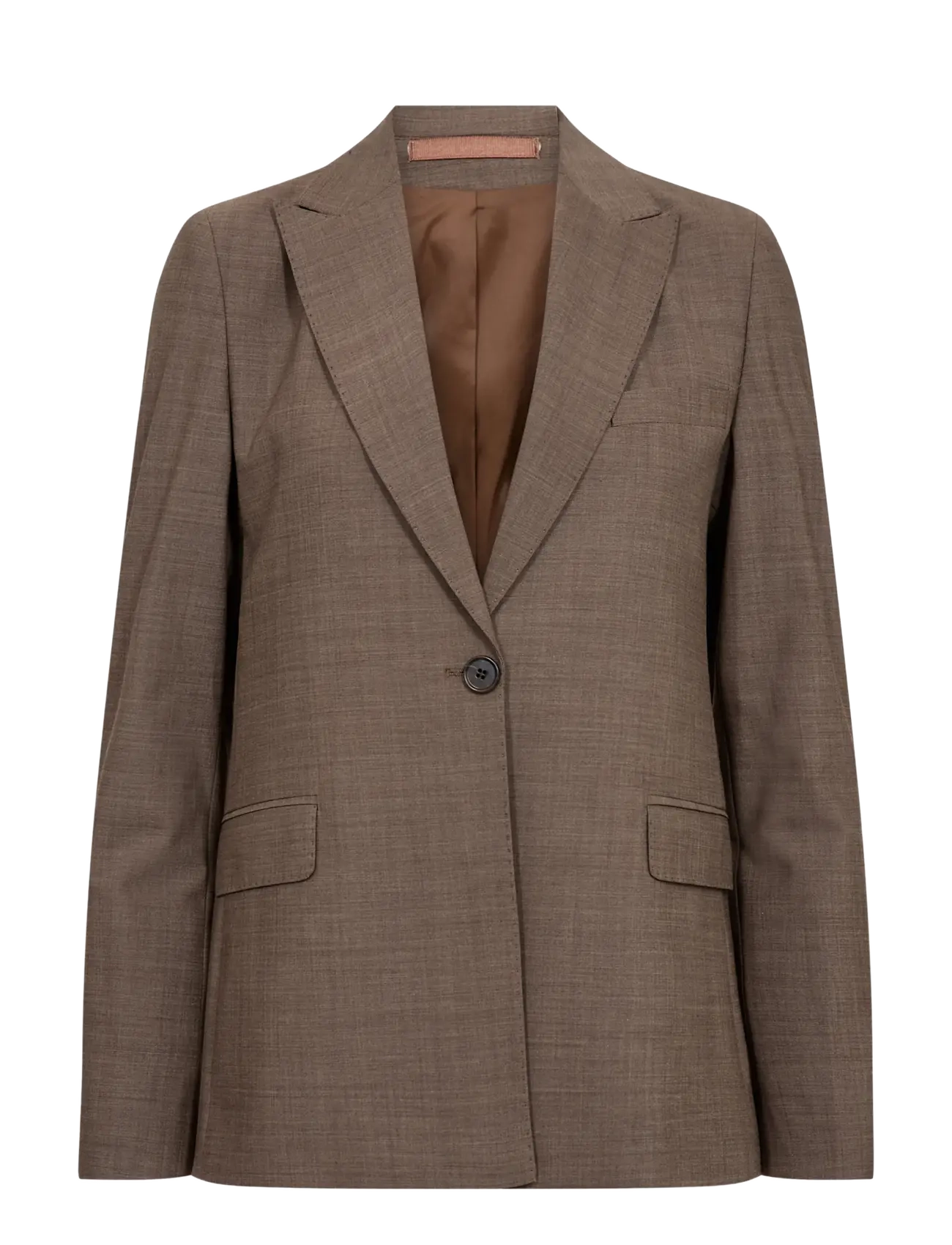 MOS MOSH MMLucey Dynamic Luxe Blazer - Fashion Trends - FALCON / brown
