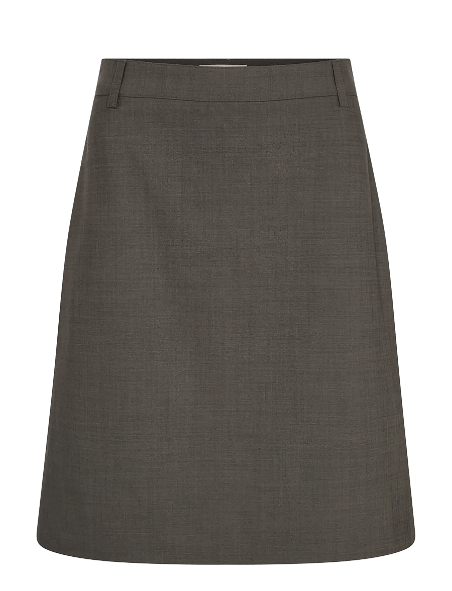 MOS MOSH - MMPacey Dynamic Luxe Skirt - midi skirts - dark green - 3