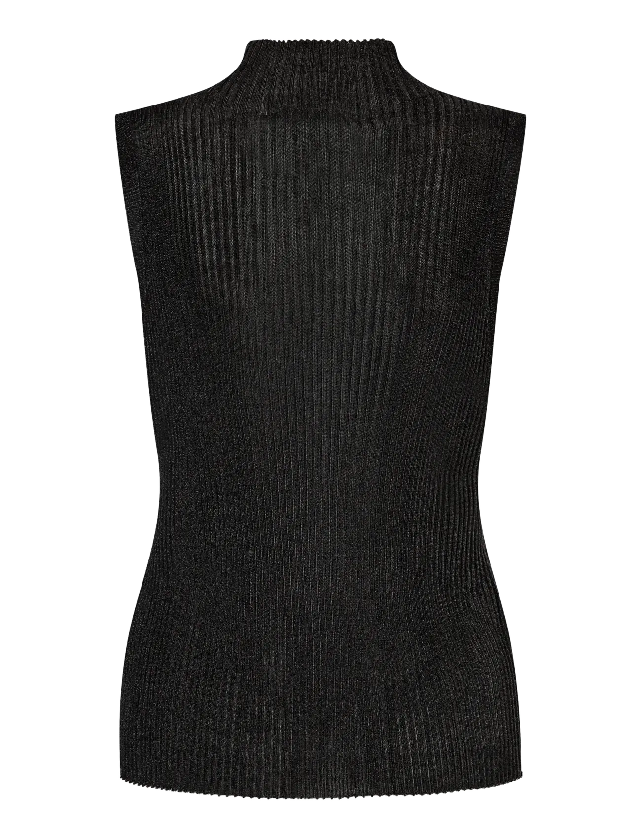 MOS MOSH - MMImanja highneck SL knit top - varrukateta topid - black - 2