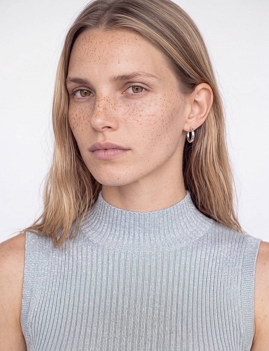 MOS MOSH - MMImanja highneck SL knit top - linnen - lead - 3