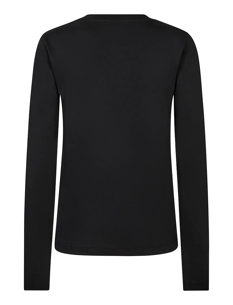 MOS MOSH - MMMillie O-LS Regular Tee - pikkade varrukatega topid - black - 1