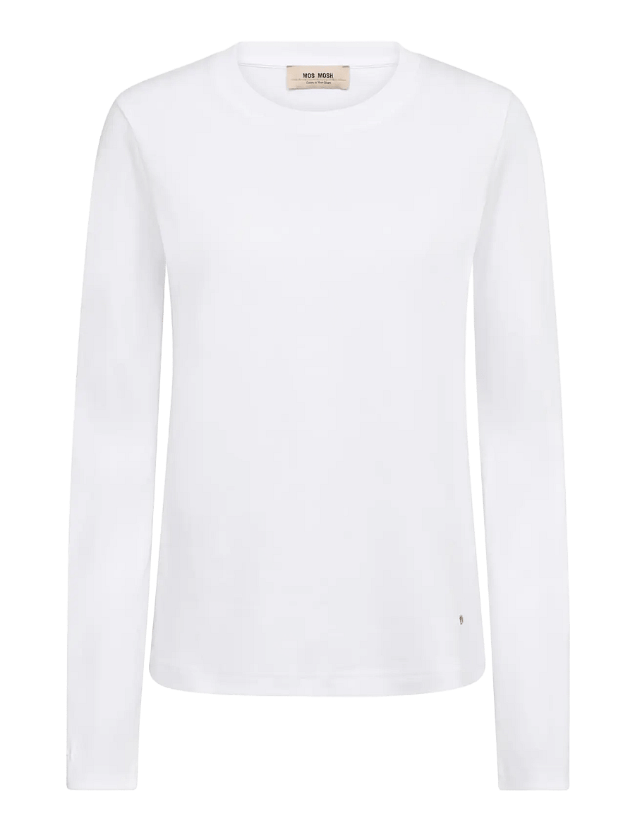 MOS MOSH - MMMillie O-LS Regular Tee - white - 1
