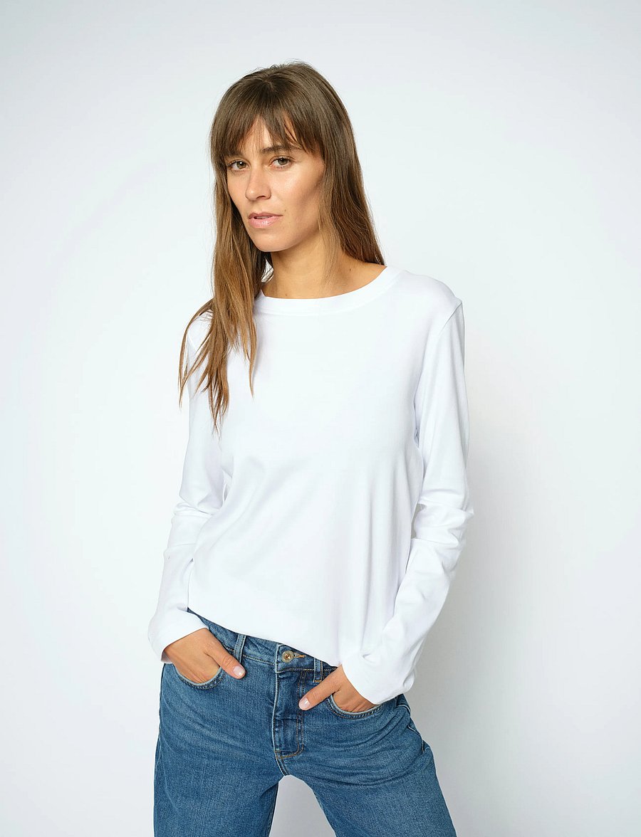 MOS MOSH - MMMillie O-LS Regular Tee - white - 0