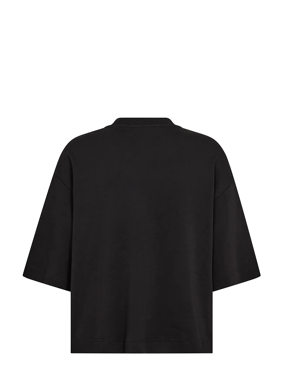 MOS MOSH - MMNatalie O-SS Boxy Tee - t-shirts - black - 2