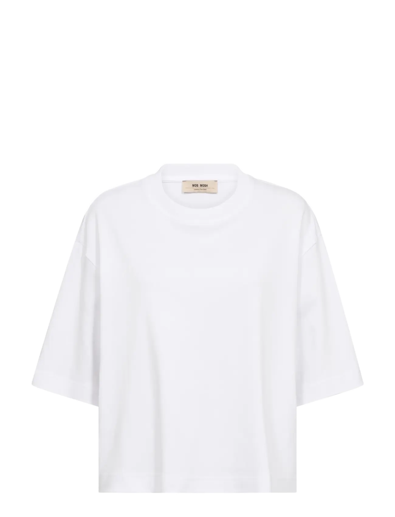 MOS MOSH MMNatalie O-SS Boxy Tee - Basics - WHITE / white