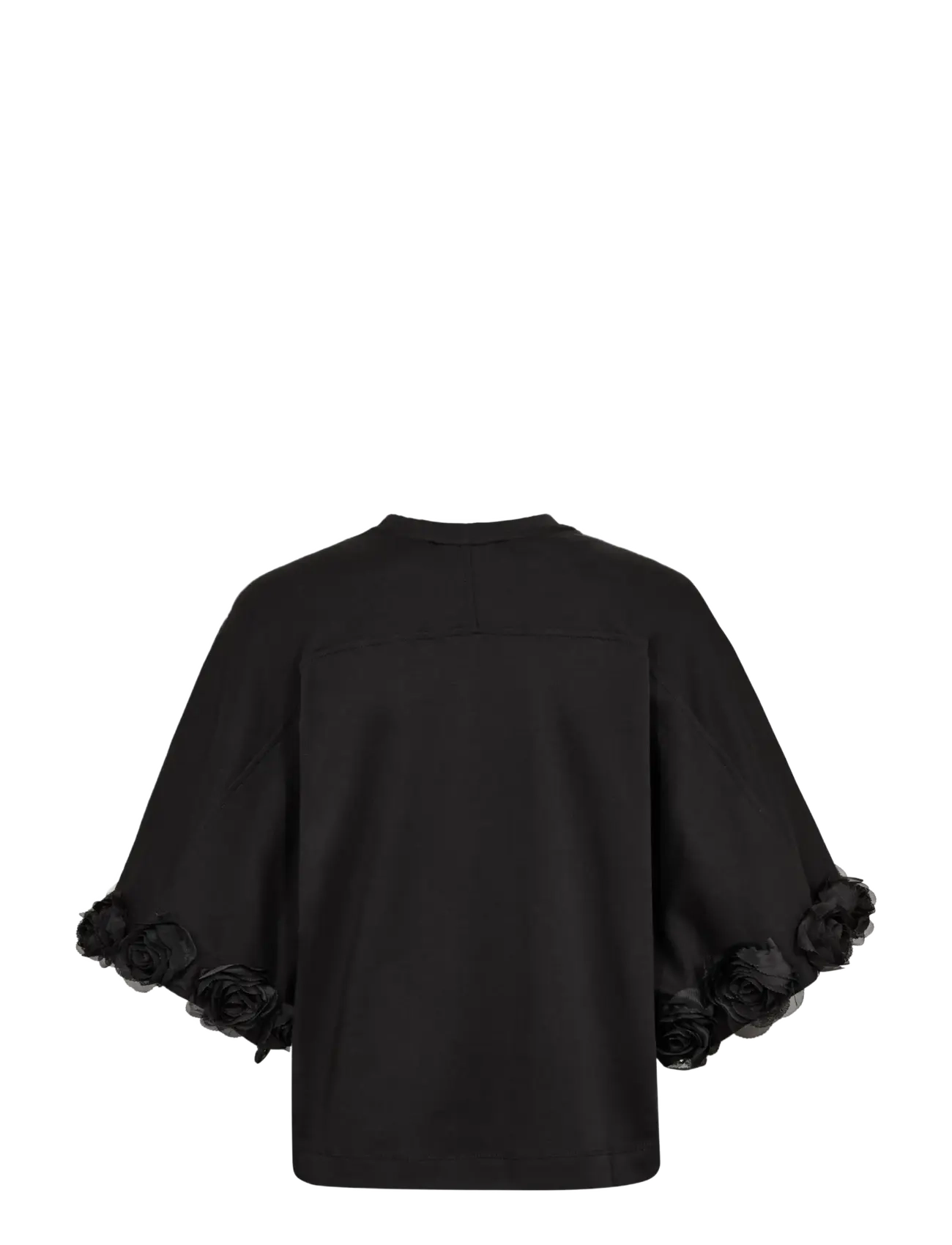 MOS MOSH - MMRosette O-SS Tee - t-shirts - black - 2
