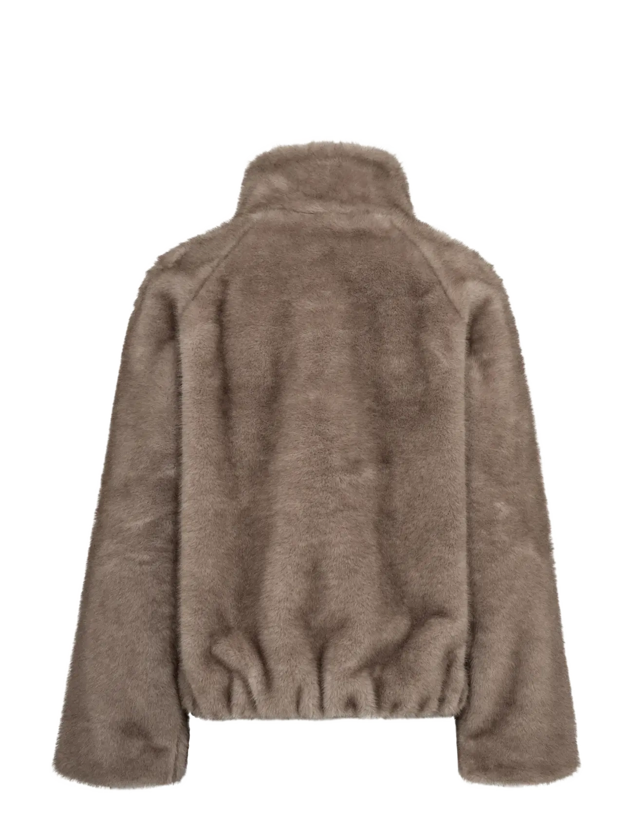 MOS MOSH - MMHilda Faux Fur Jacket - faux fur - gray sand - 2
