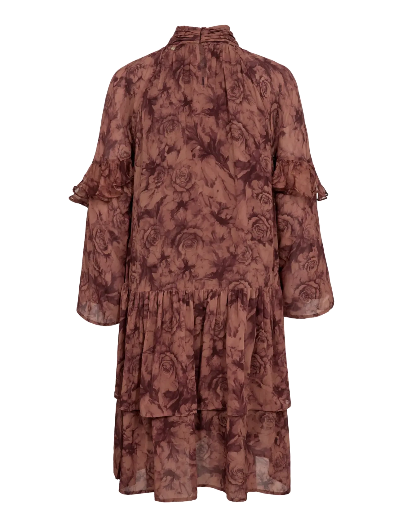 MOS MOSH - MMRoya Ruffle Rose Dress - midi dresses - flower print - 2