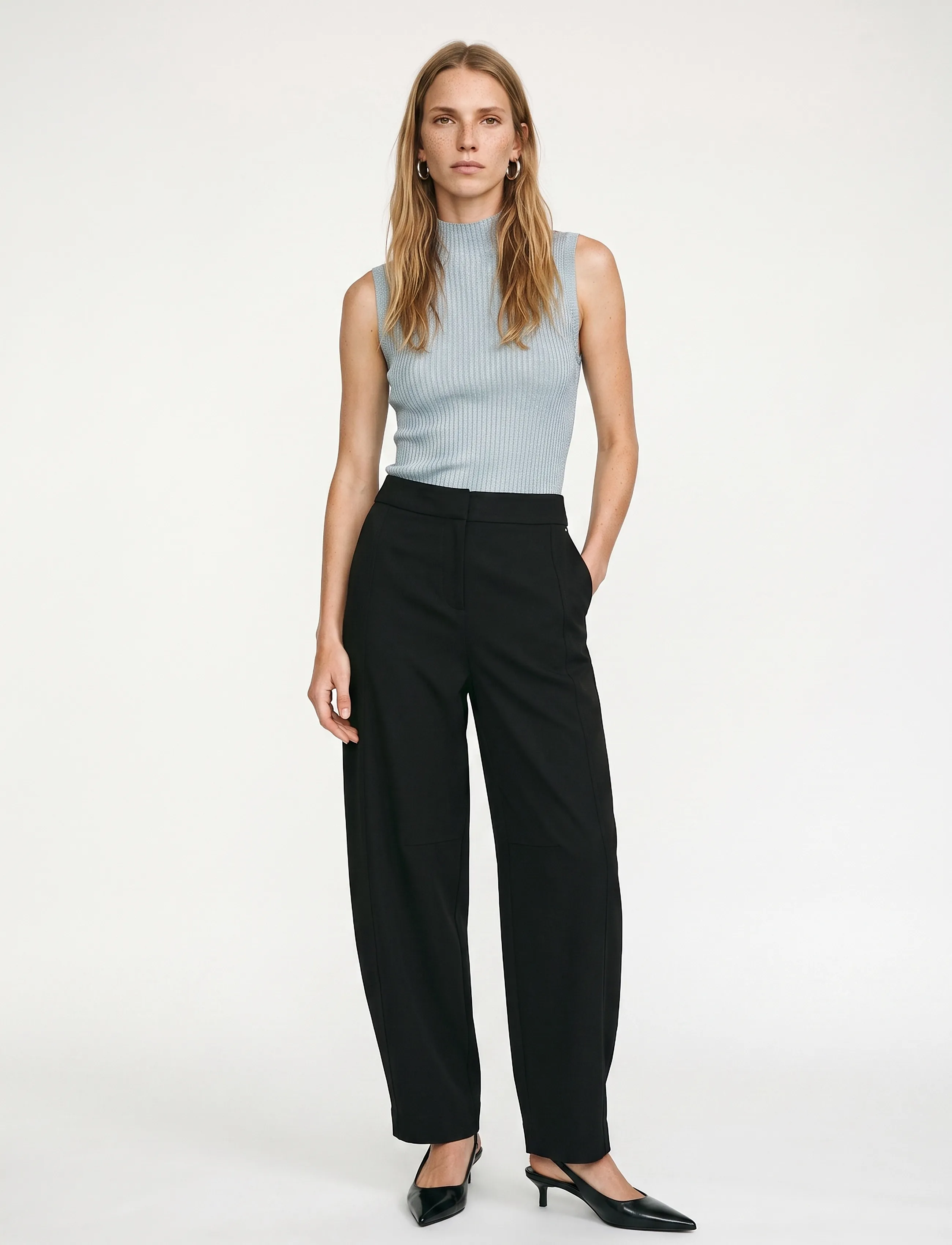 MOS MOSH MMMaxine Nellie Pant - Kläder - BLACK / black