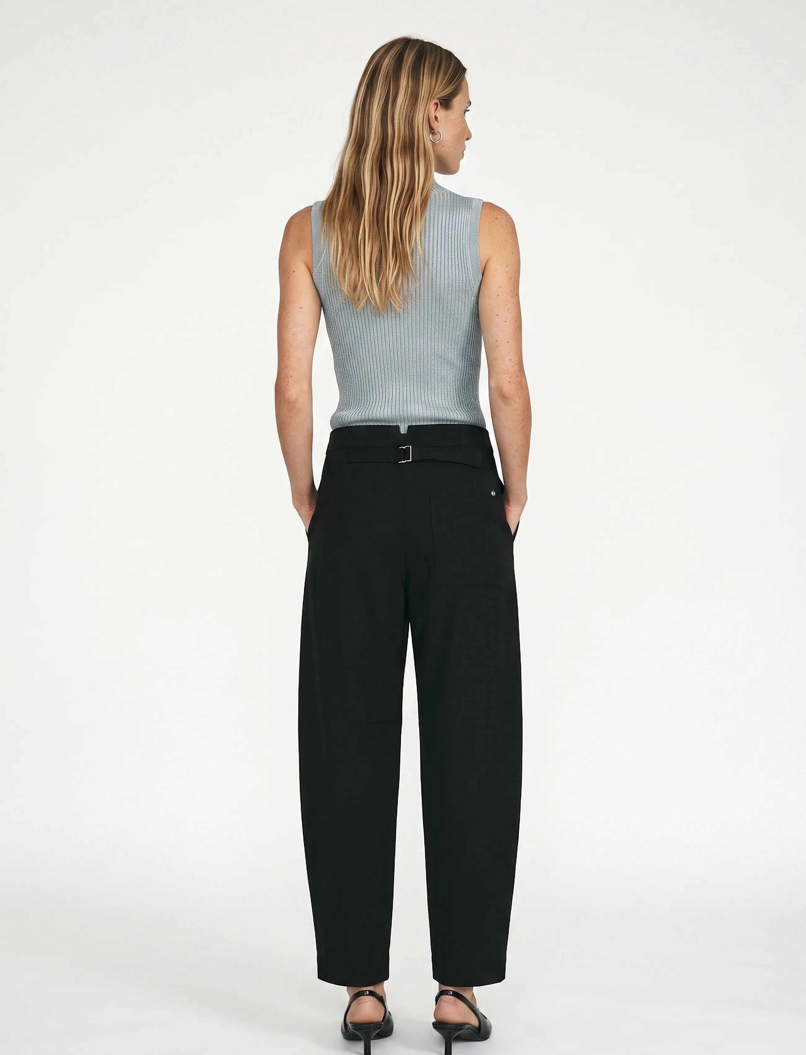 MOS MOSH - MMMaxine Nellie Pant - barrel-bukser - black - 3