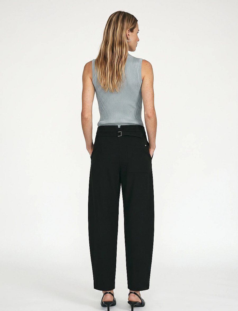 MOS MOSH - MMMaxine Nellie Pant - barrel-bukser - black - 3