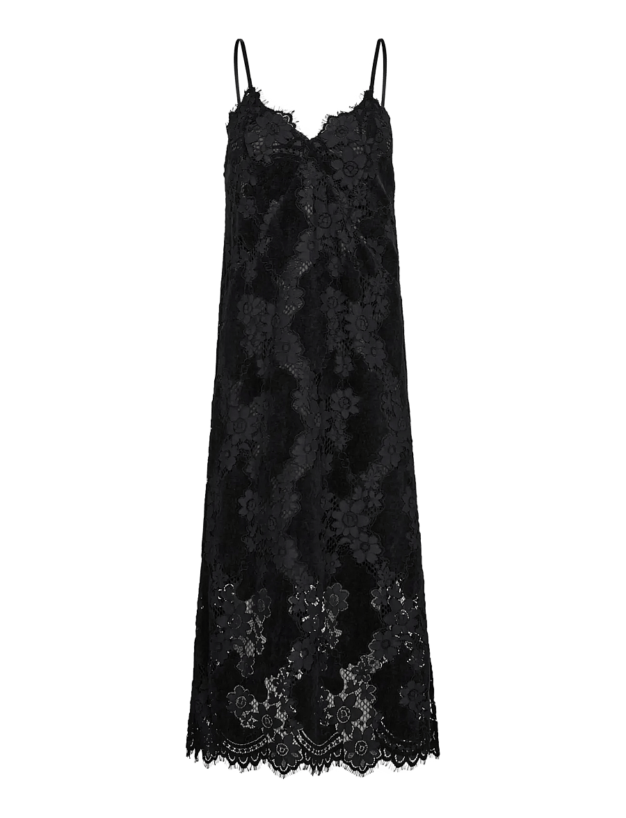 MOS MOSH - MMPrue Alki Dress - slip dresses - black - 1