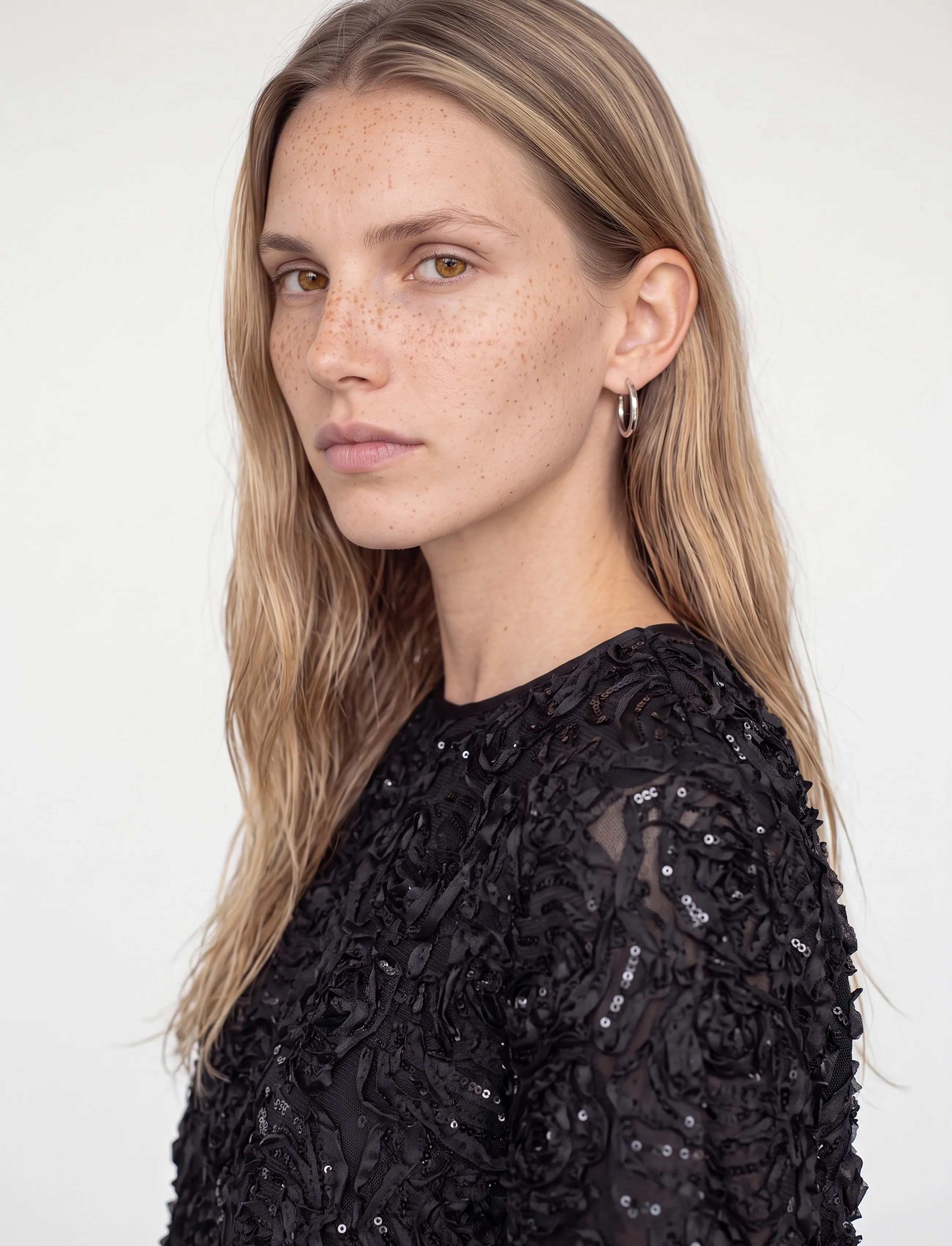 MOS MOSH - MMReya Sequins Back Top - t-shirts - black - 4