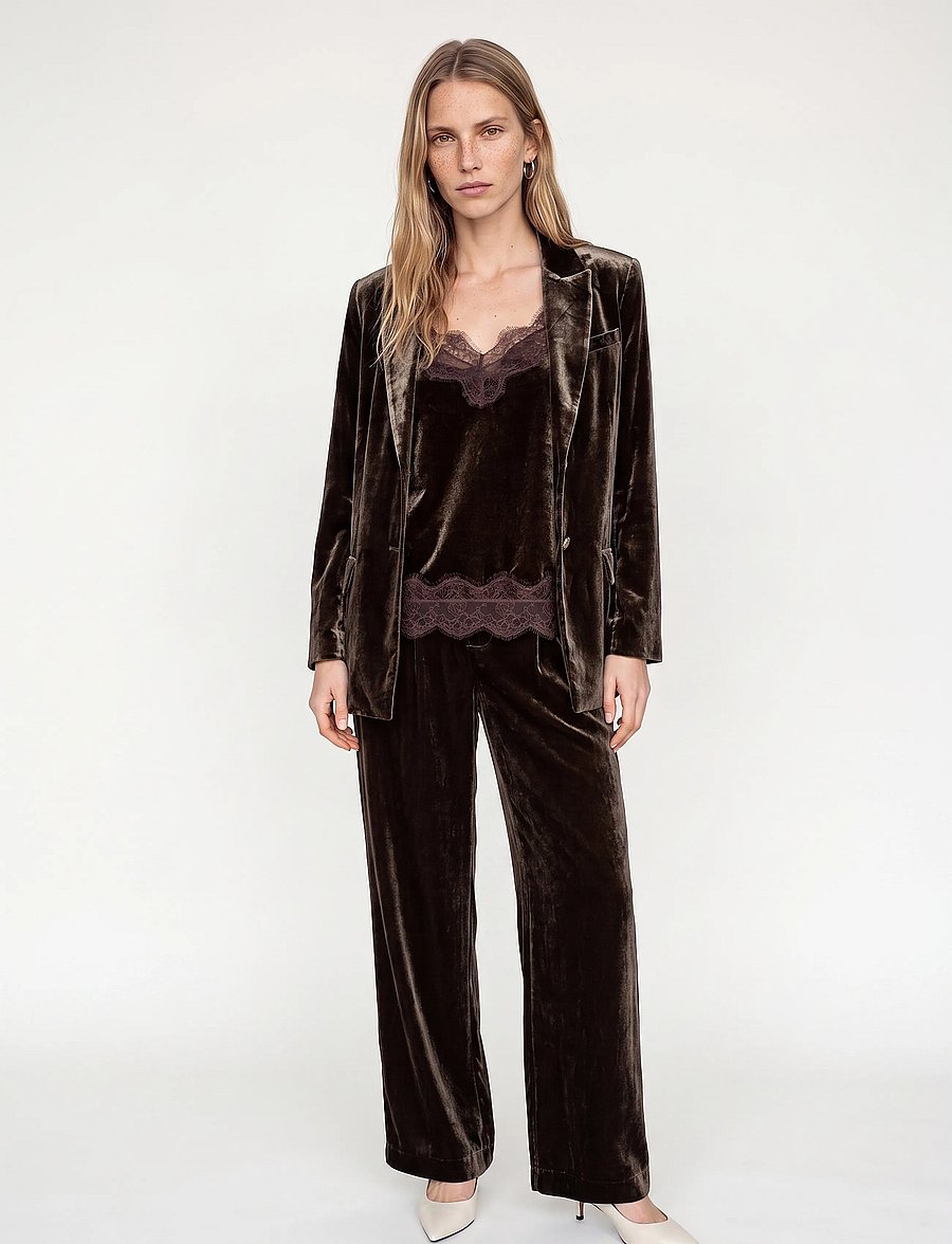 MOS MOSH - MMLeya Vera Pant - hose mit geradem bein - delicioso - 0