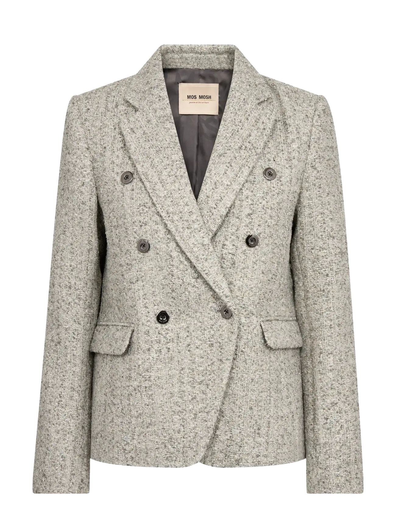 MOS MOSH MMBelize Bessi Blazer - Kleidung - MOURNING DOVE / grey