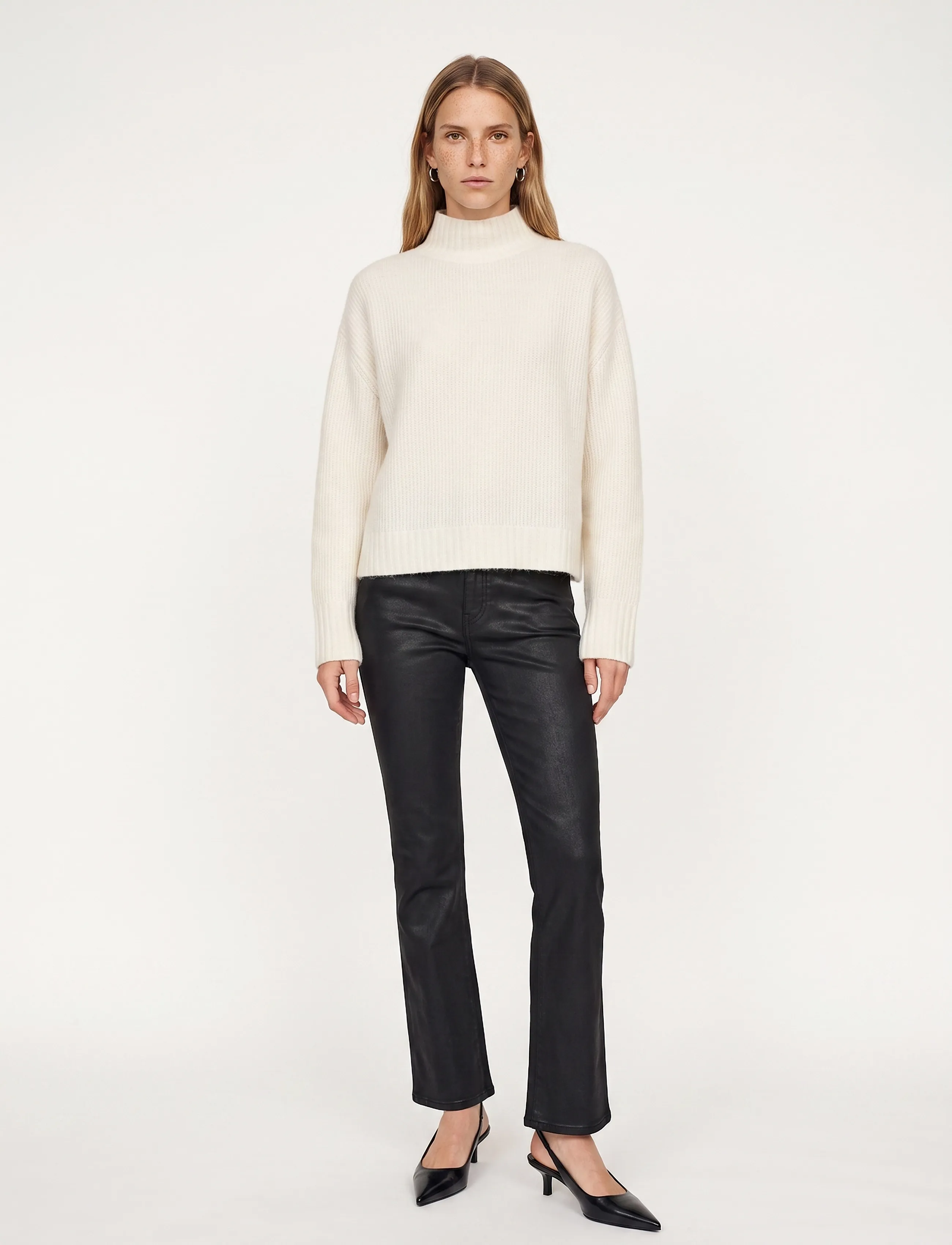 MOS MOSH MMAshley Coated Pant - Clothing - BLACK / black