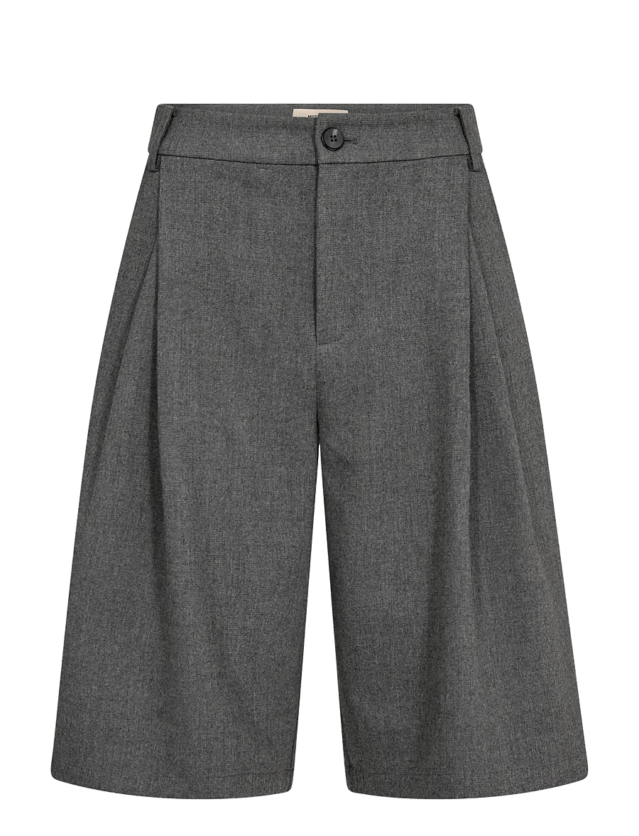MOS MOSH - MMHermione Pirel Shorts - bermudashorts - grey melange - 1