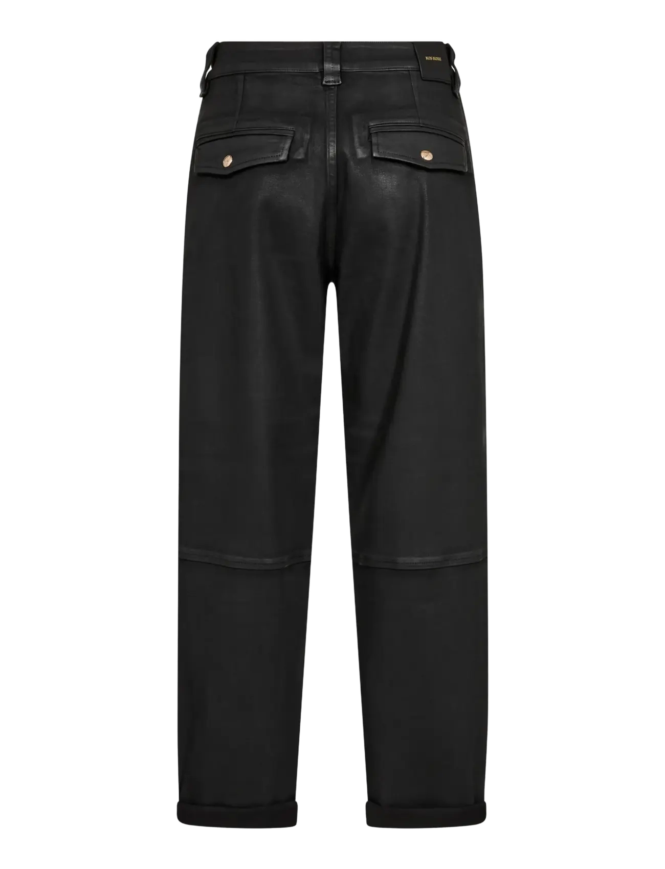 MOS MOSH - MMAymen Coated Pant - gerade jeans - black - 2