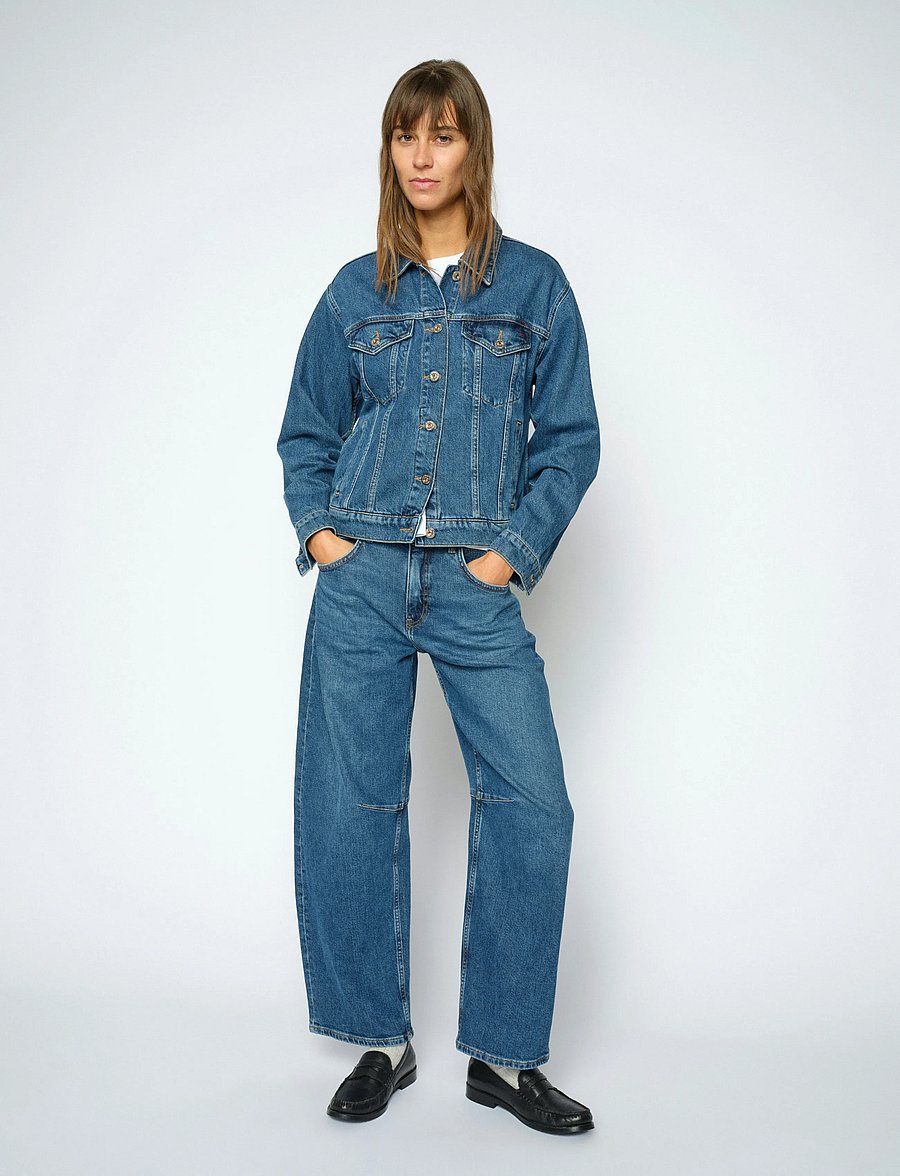 MOS MOSH - MMTess Authentic Jeans - barrel jeans - blue - 0