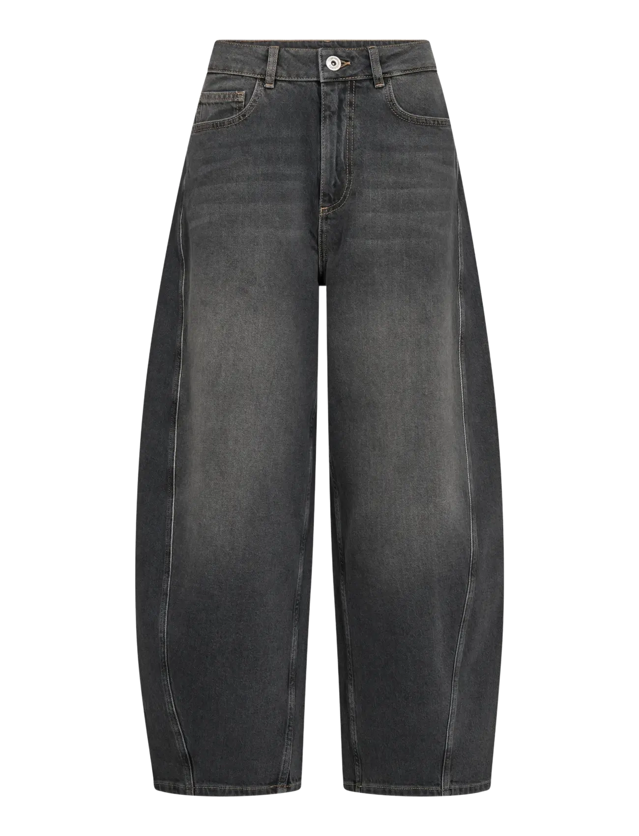 MOS MOSH - MMCindy Draciel Jeans - barrel jeans - grey - 1