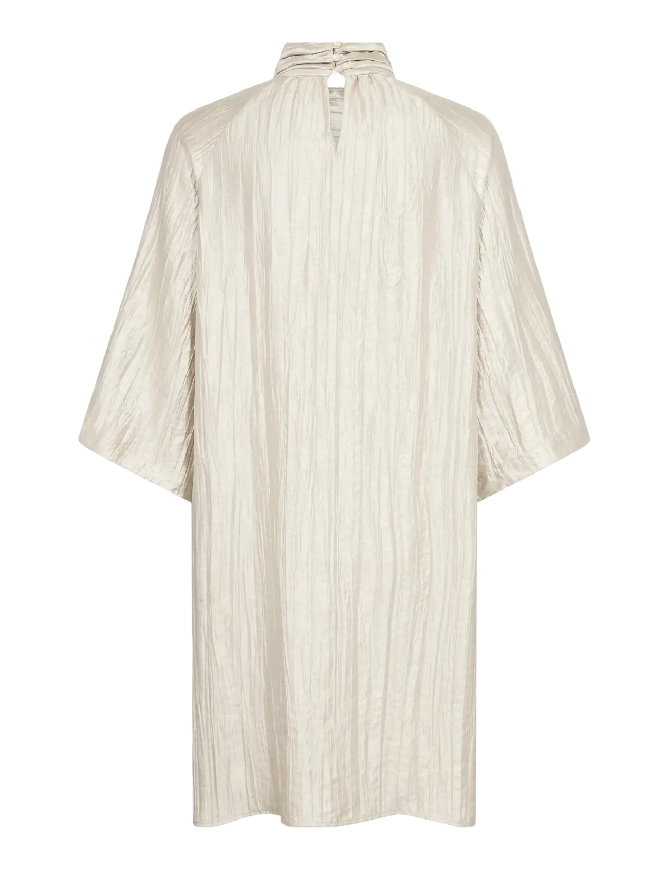 MOS MOSH - MMKerstine Highneck Dress - midiklänningar - mourning dove - 2