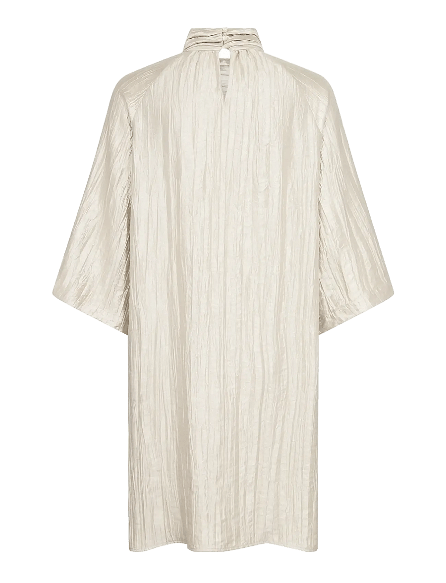 MOS MOSH - MMKerstine Highneck Dress - midiklänningar - mourning dove - 2