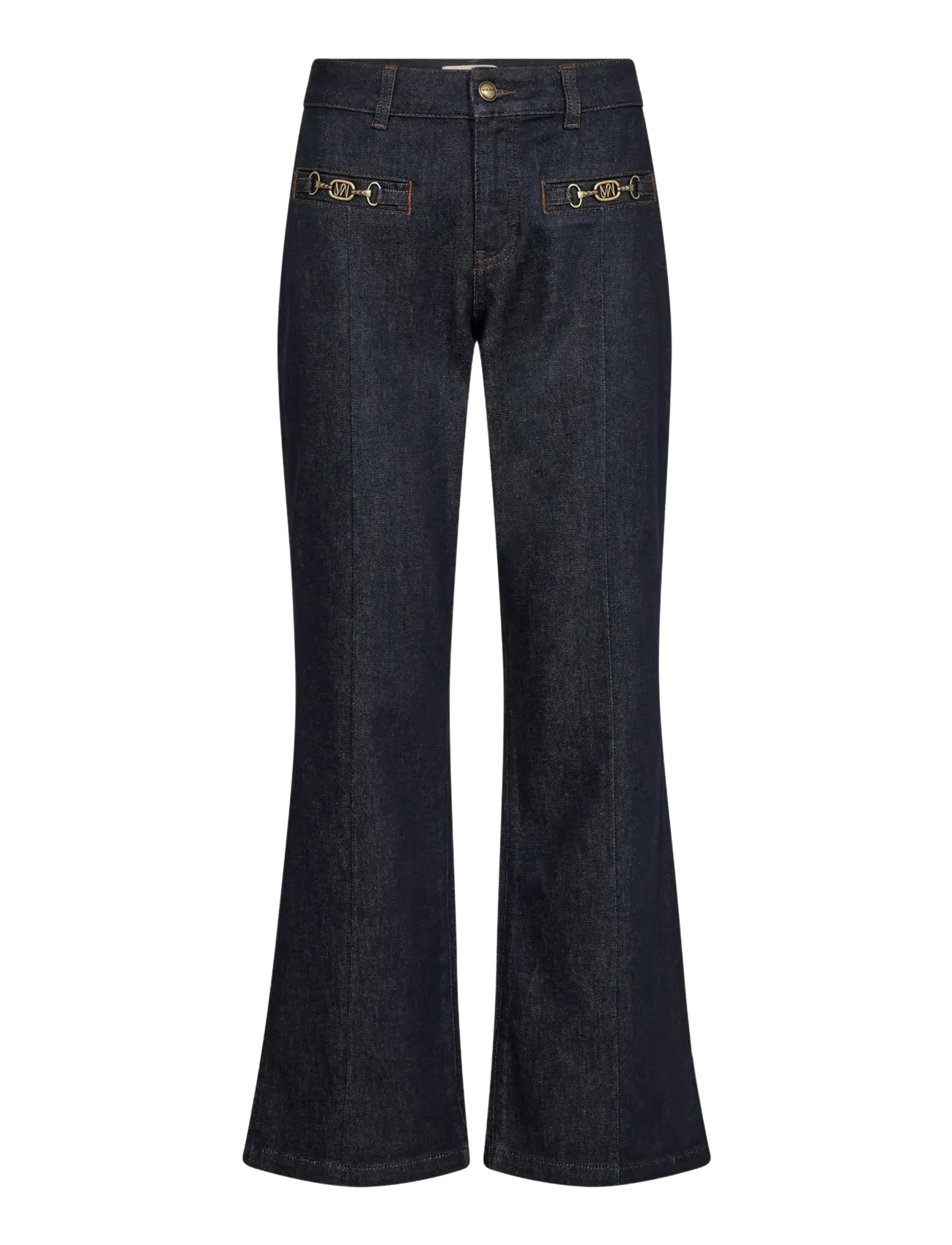 MOS MOSH - MMMarlena Volaris Jeans - flared jeans - dark blue - 1