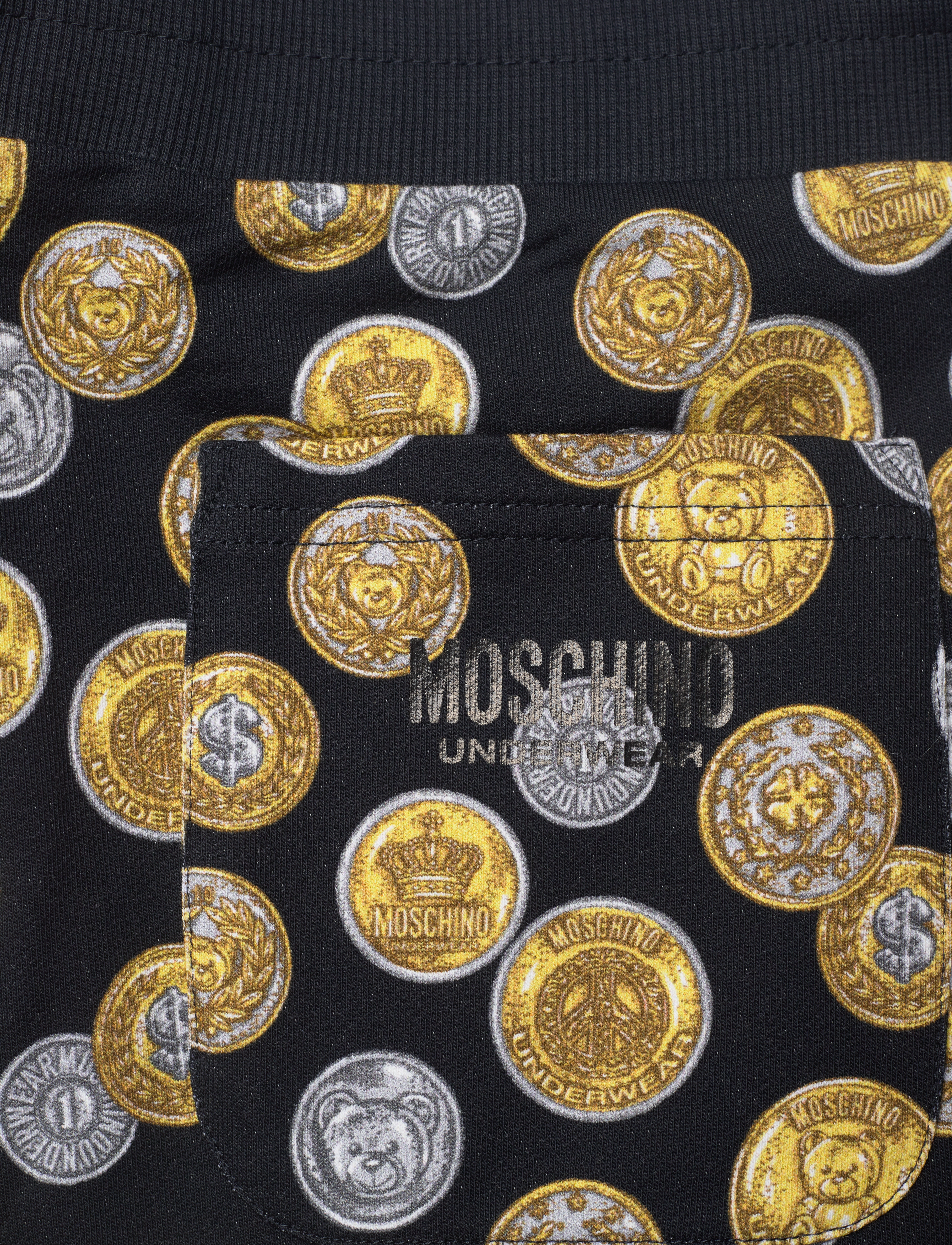 Moschino Underwear - HOME PANTS - fantasy print black - 4