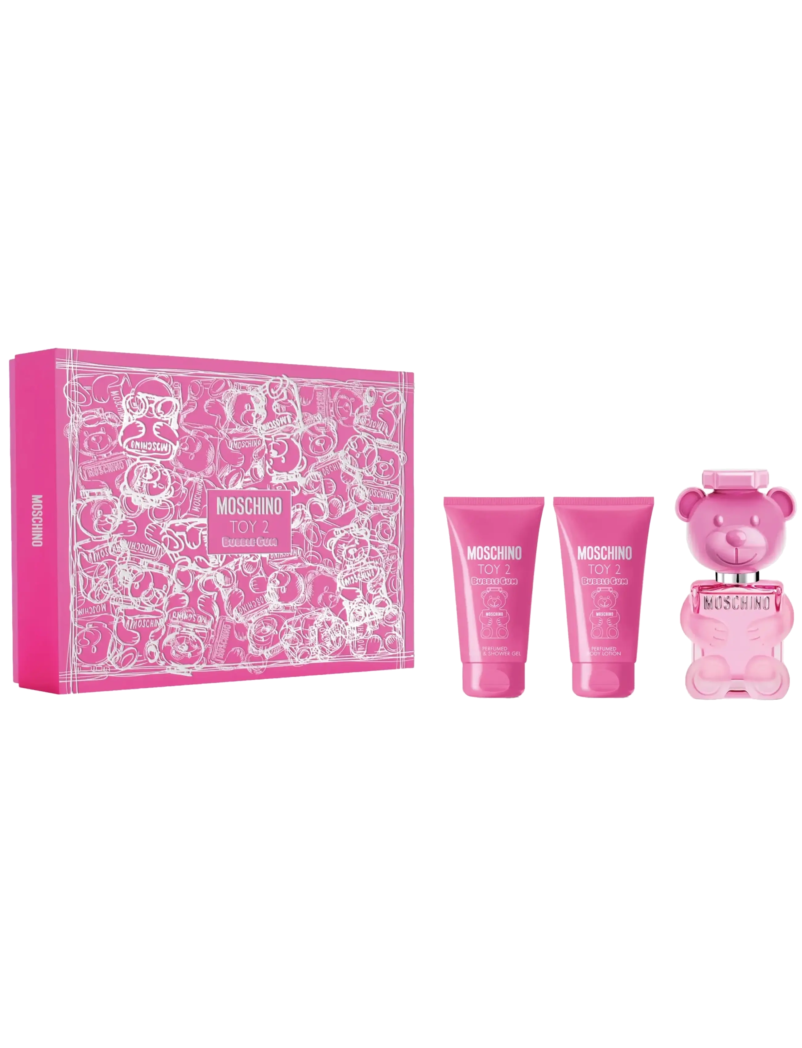 Moschino Gift Set Toy 2 Bubble Gum EdT + Shower Gel + Body Lotion - Parfym - null / undefined