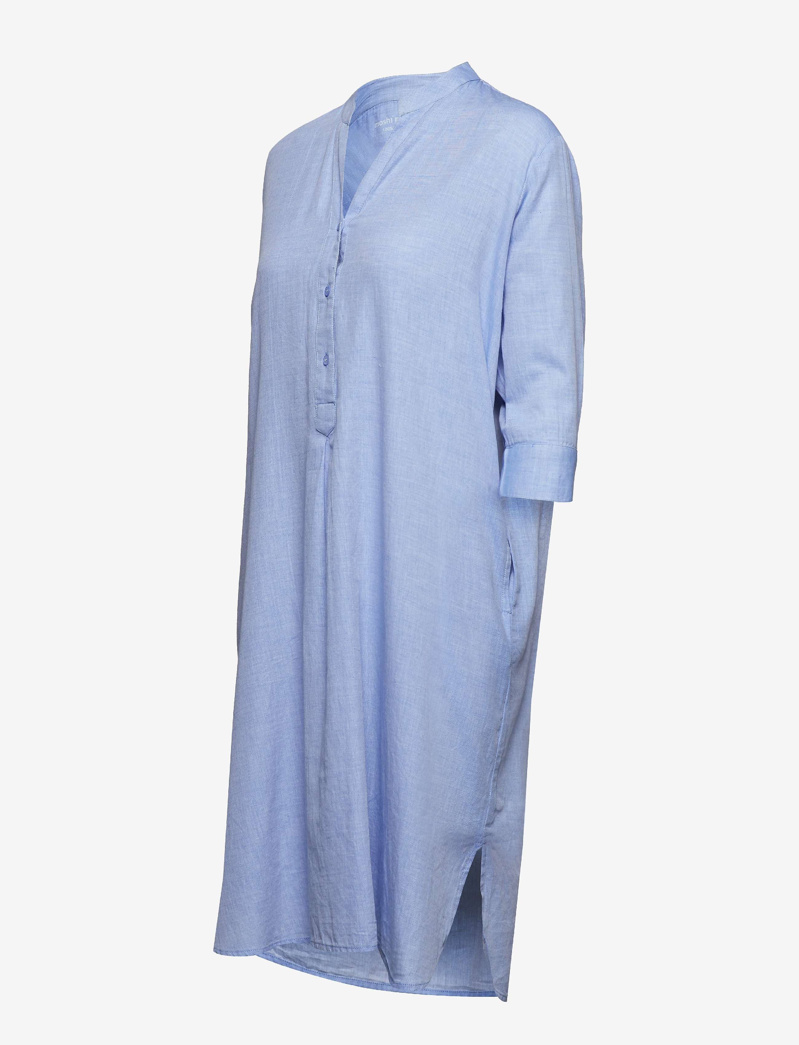 Moshi Moshi Mind - kate tunic dress chambray - light blue chambray - 3