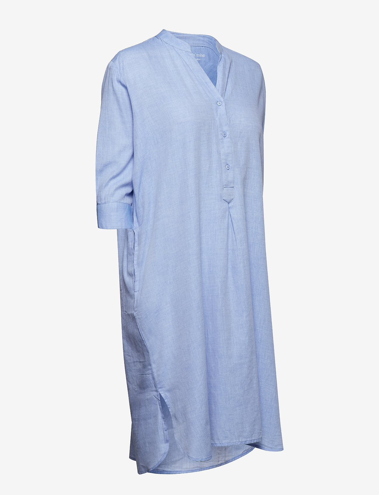 Moshi Moshi Mind - kate tunic dress chambray - light blue chambray - 4