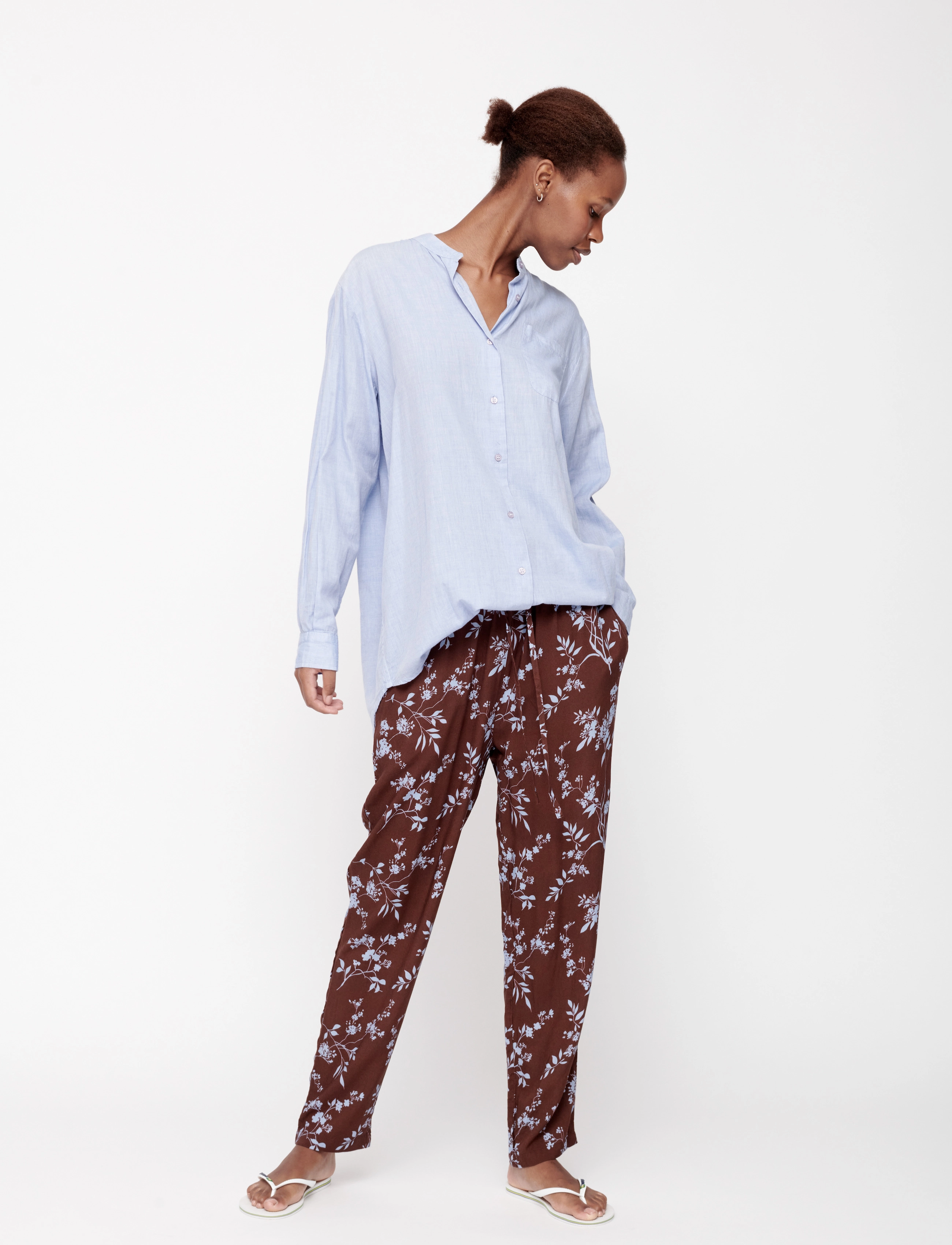 Moshi Moshi Mind - always shirt chambray - light blue chambray - 2