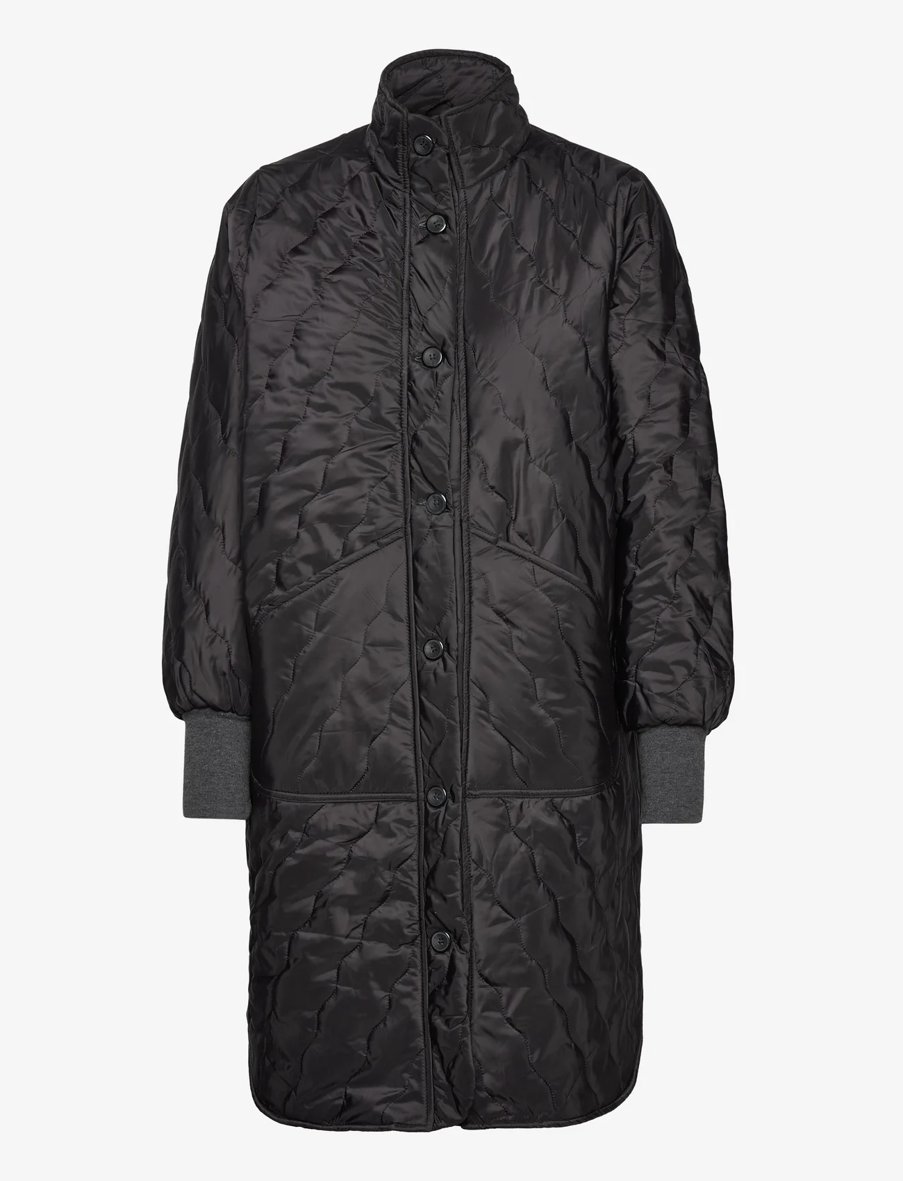 Moshi Moshi Mind - reuse jacket wr - quilted jackets - black - 0