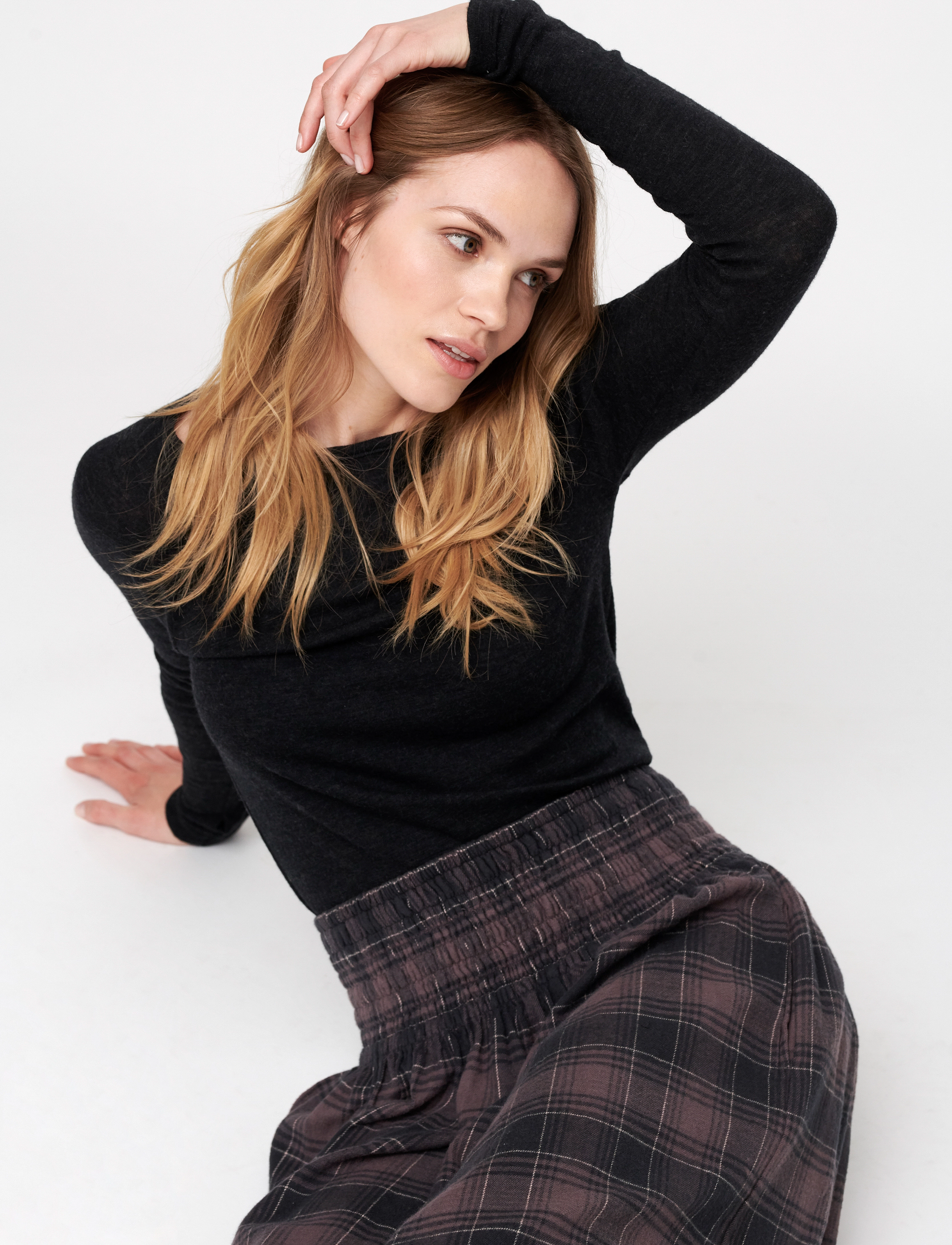 Moshi Moshi Mind - maggie skirt shadow check - shadow check - 3