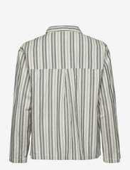 Moshi Moshi Mind - hope shirt brown stripe - långärmade skjortor - brown stripe - 1