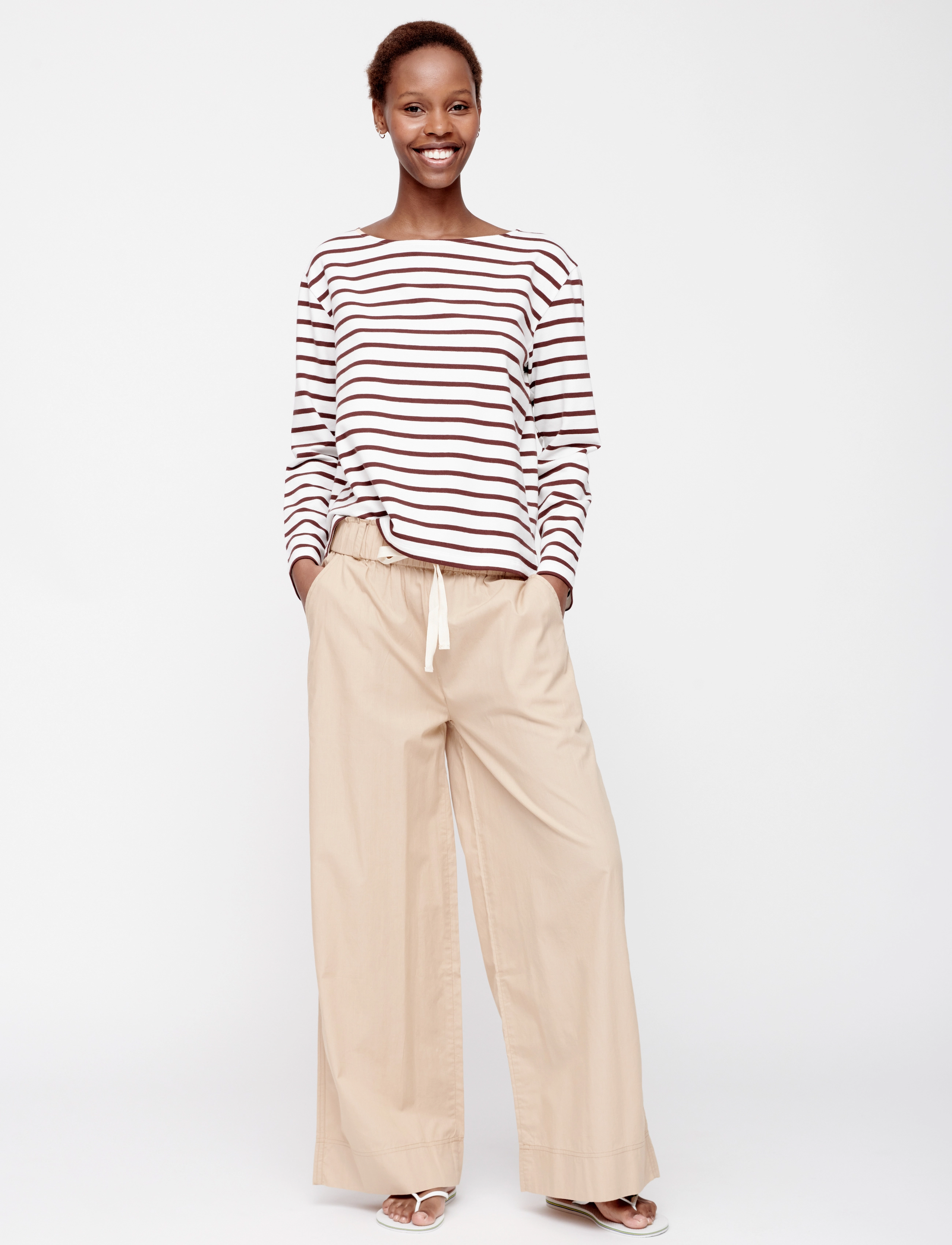 Moshi Moshi Mind - flow pants poplin - sand - 2