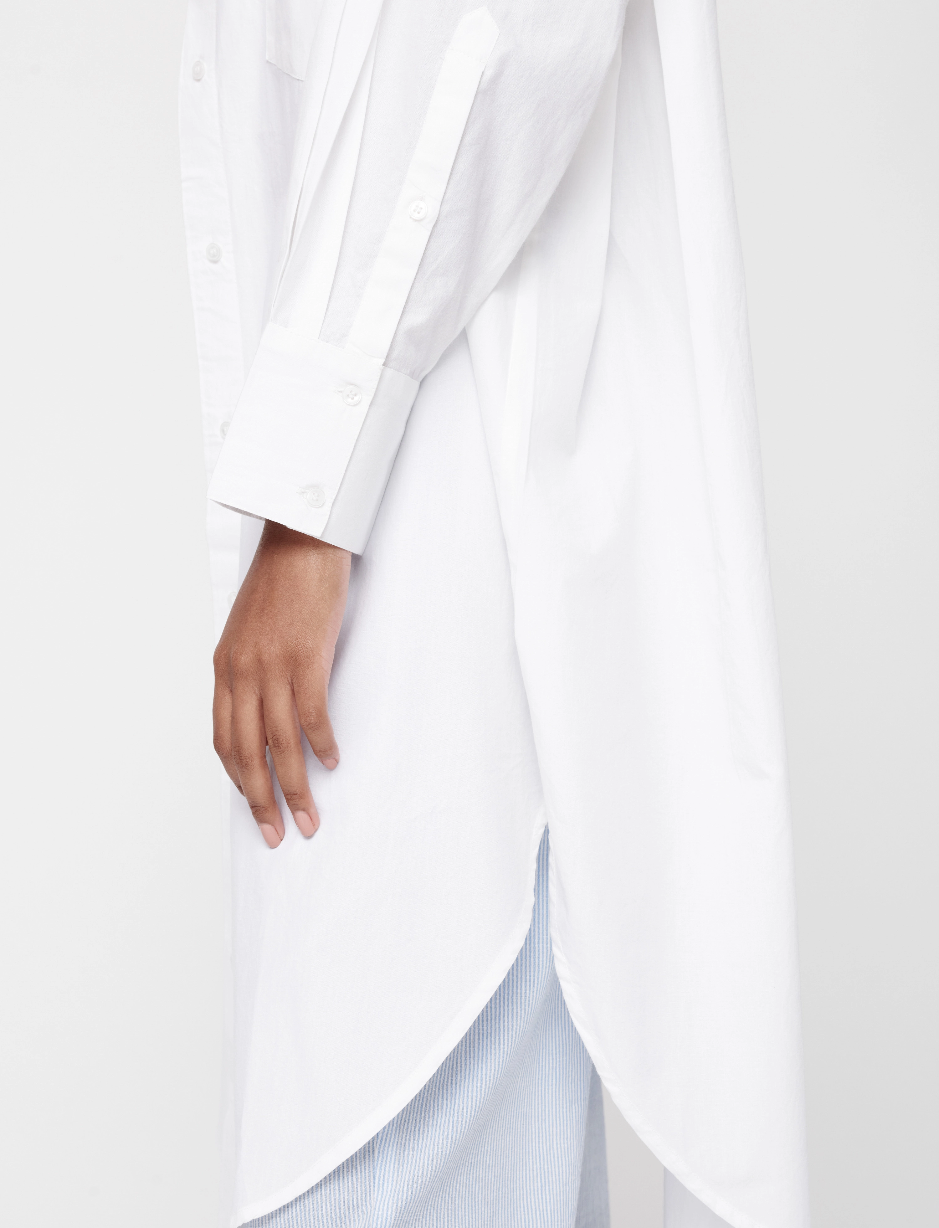 Moshi Moshi Mind - believe shirtdress poplin - white - 4
