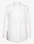 gaia shirt poplin - WHITE