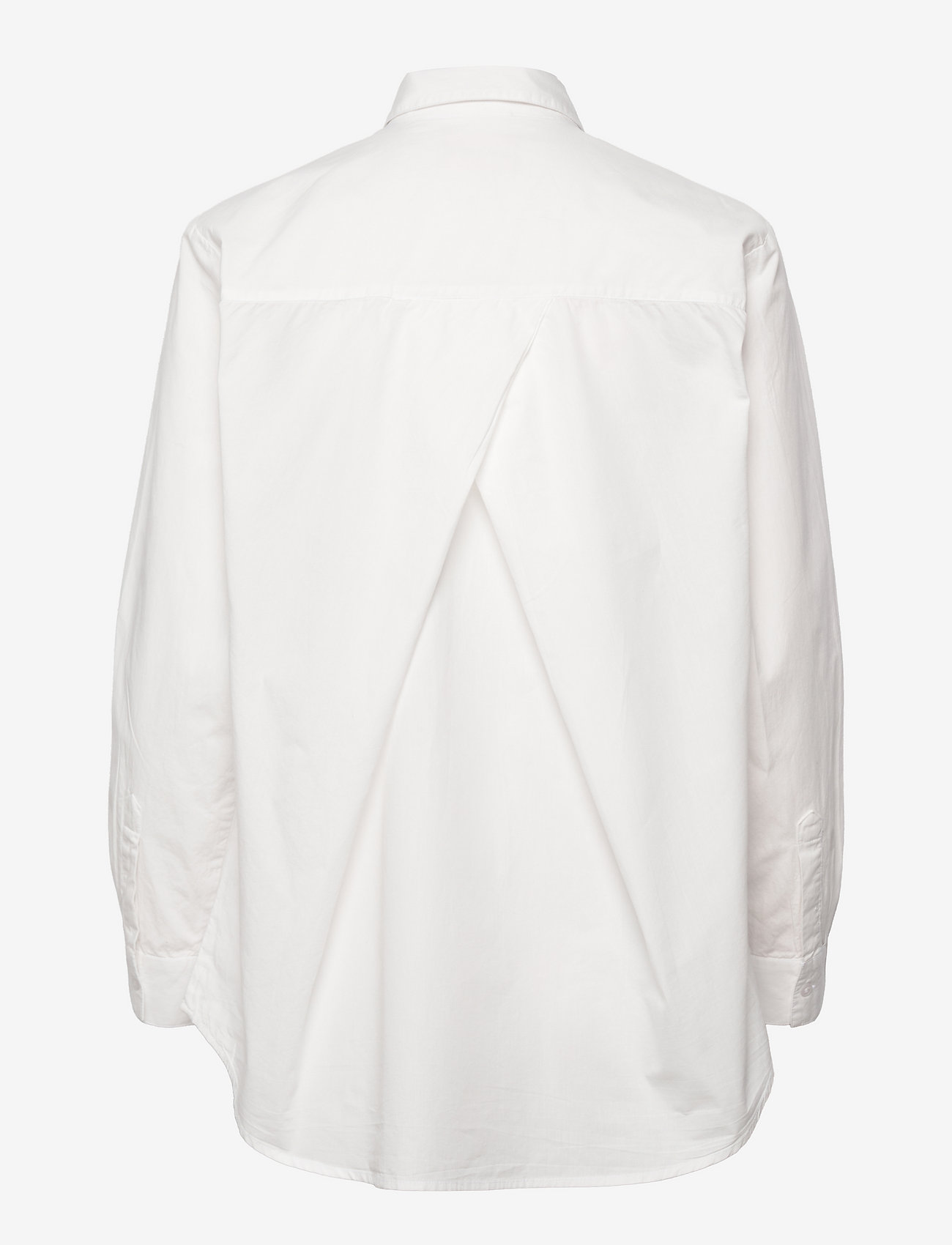 Moshi Moshi Mind - gaia shirt poplin - krekli ar garām piedurknēm - white - 1