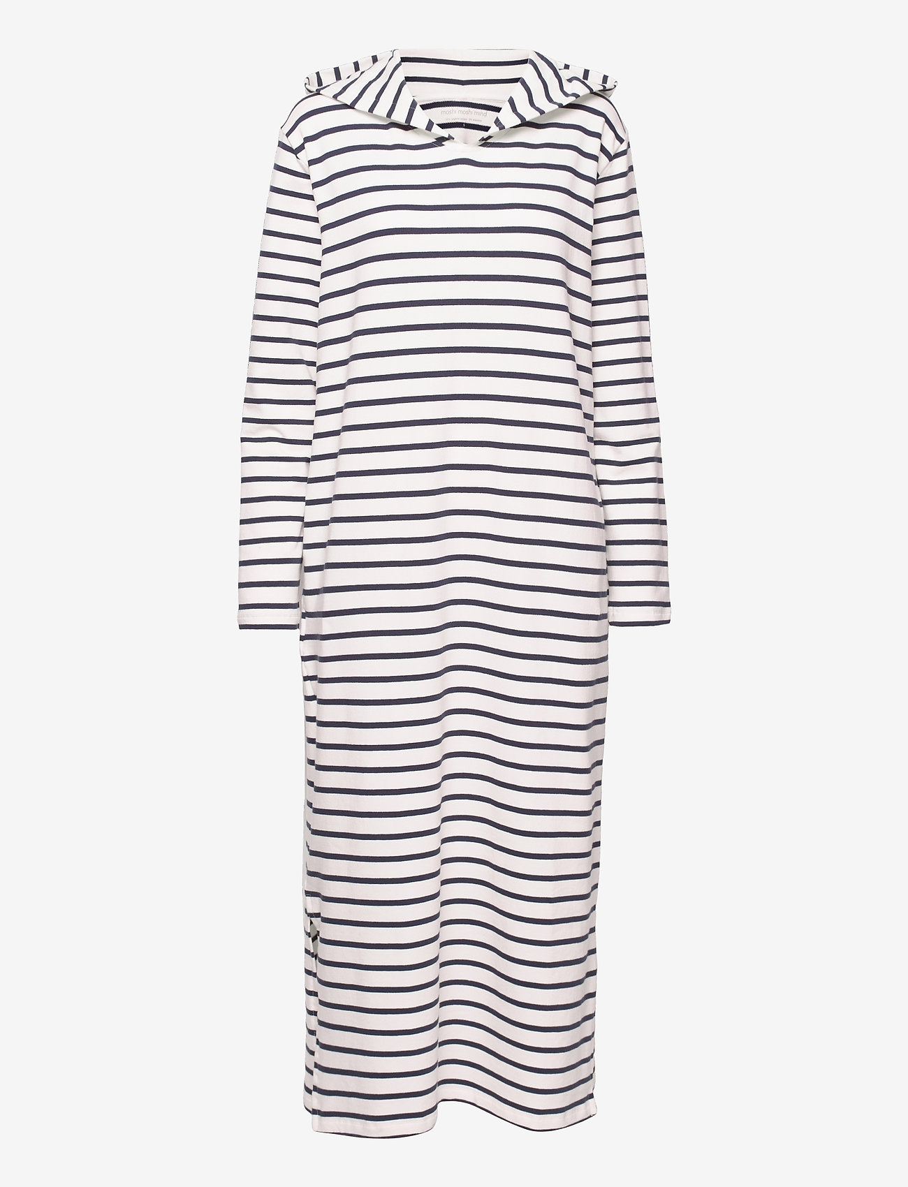Moshi Moshi Mind - focus sweatdress stripe - ecru/navy - 0
