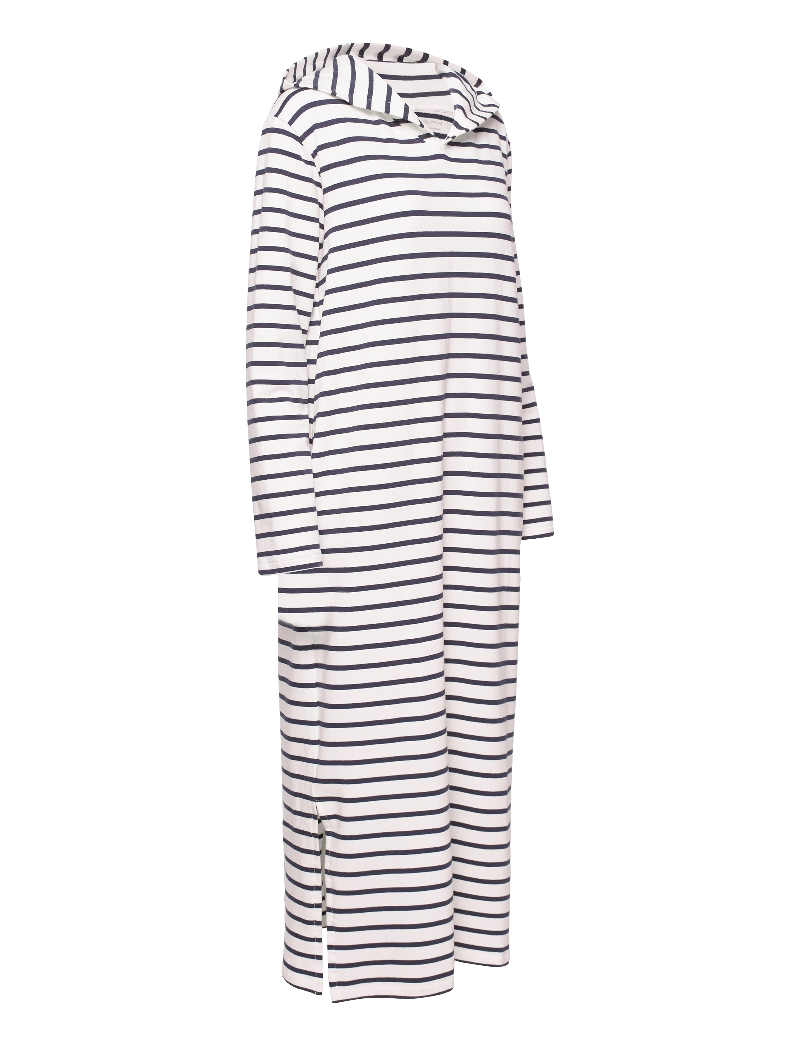 Moshi Moshi Mind - focus sweatdress stripe - ecru/navy - 2