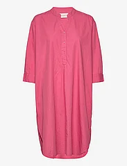 Moshi Moshi Mind - kate shirtdress poplin - skjortklänningar - pink - 0
