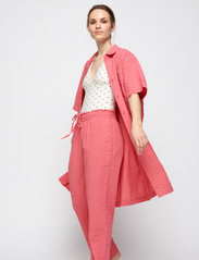 Moshi Moshi Mind - kate shirtdress poplin - marškinių tipo suknelės - pink - 3